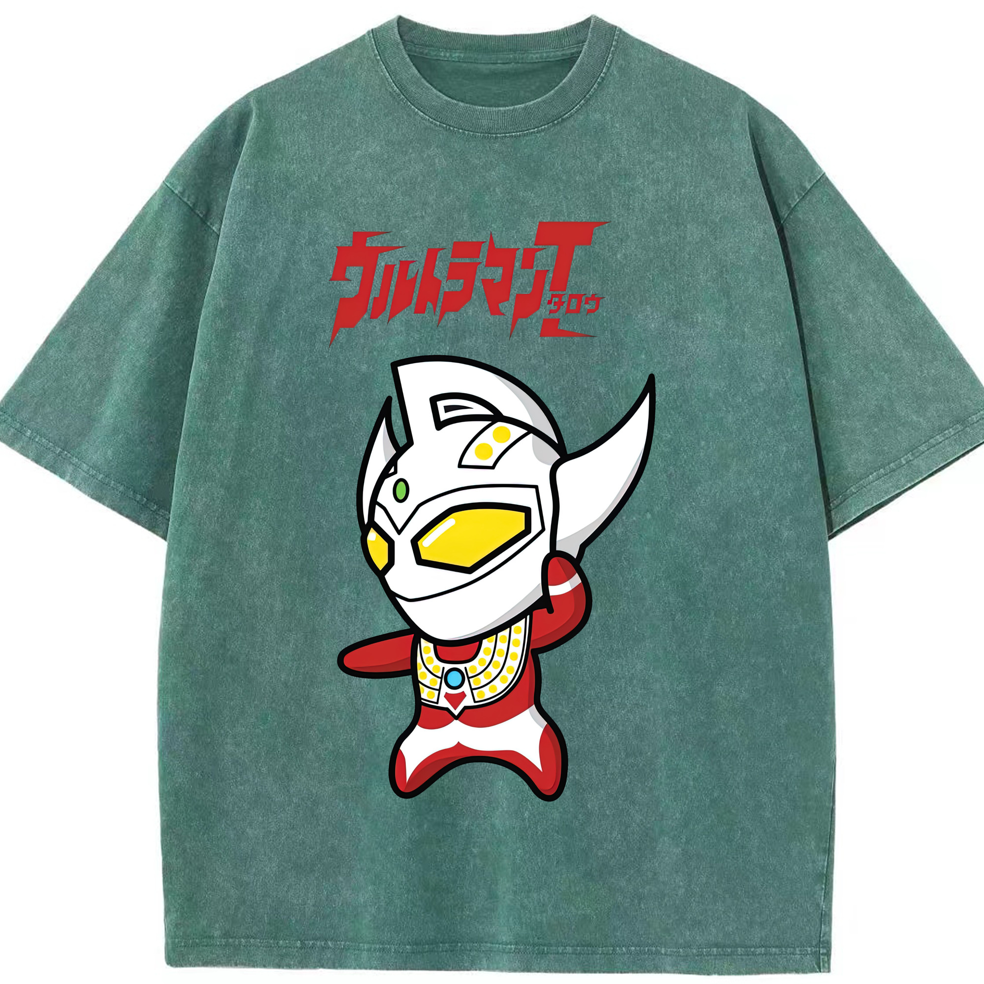 （画像用） ウルトラマン Ultraman 綿100% ヴィンテージ風 半袖Tシャツ（フロントプリント）